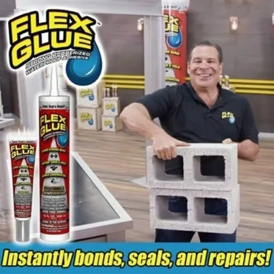 Лепило тип силикон - Flex Glue водустойчиво