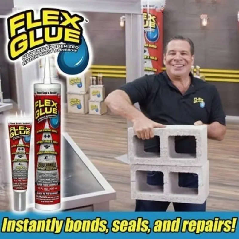 Лепило тип силикон - Flex Glue водустойчиво