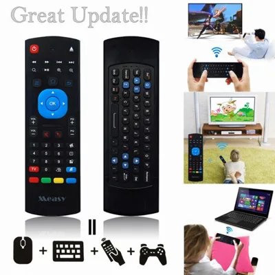 3 в 1 дистанционно с QWERTY клавитура и мишка - Air Fly Mouse смарт