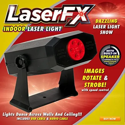 Лазер проектор с музика LaserFX коледен