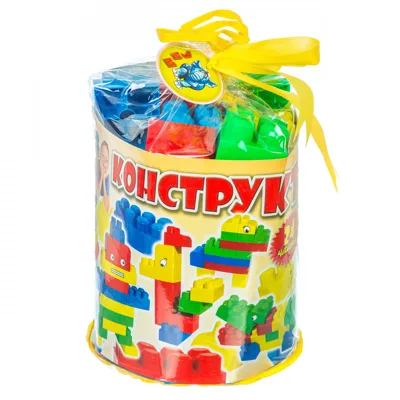 Конструктор с 24 едри елемента детски