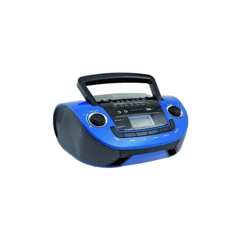 Fepe FP-201U, С MP3 плейър, USB, SD карта, AM/FM/SW1/SW2, Синьо радио