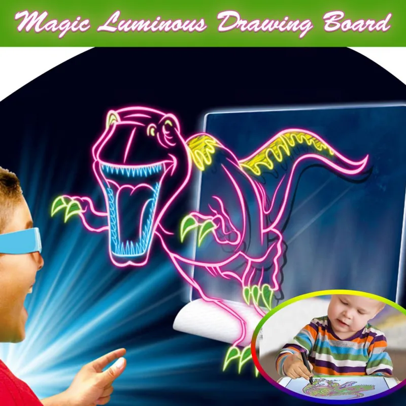 Магическа дъска-комплект за рисуване Magic Drawing Board 3D