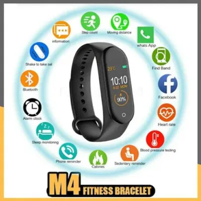 Смарт гривна Smart technology M4, Пулс, Кръвно налягане