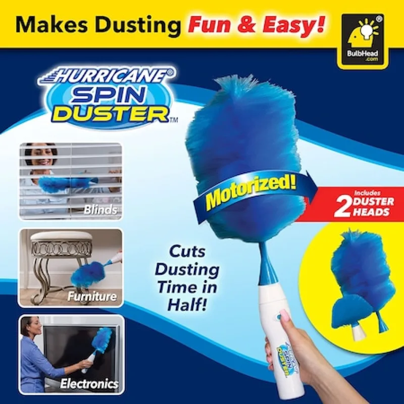 Четка за почистване на прах – Hurricane Spin Duster електрическа