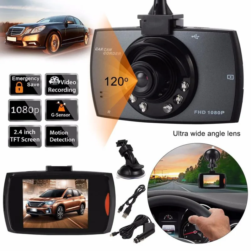 Car Camcorder GBB 2.7" LCD HD 1080P видеорегистратор