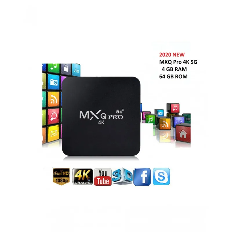 За онлайн телевизия Android 10.1 Тв Бокс MXQ PRO 5G приемник