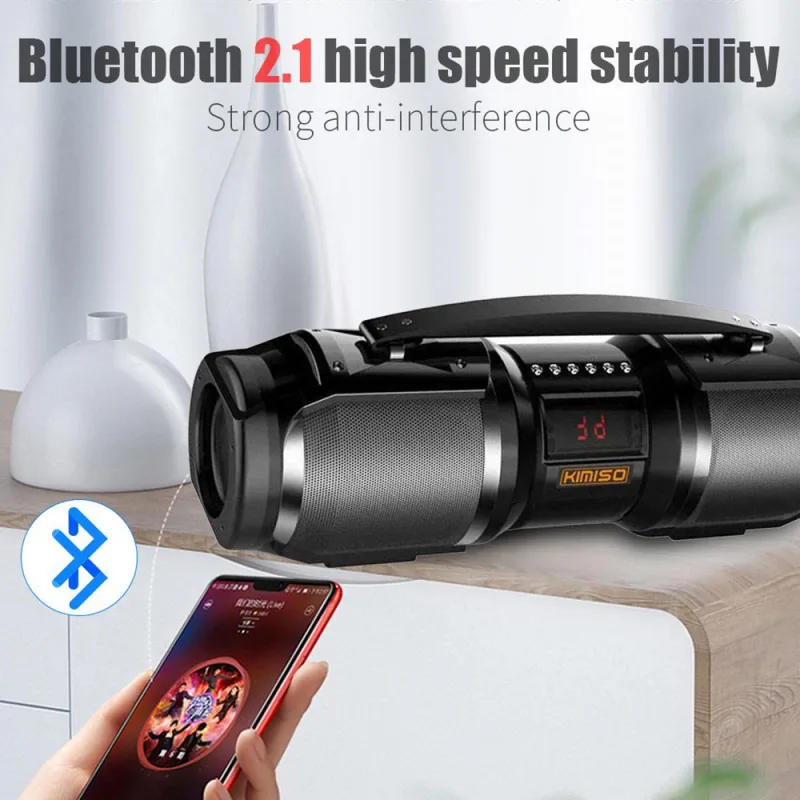 Преносима Караоке колона с Bluetooth блутут и микрофон мощна
