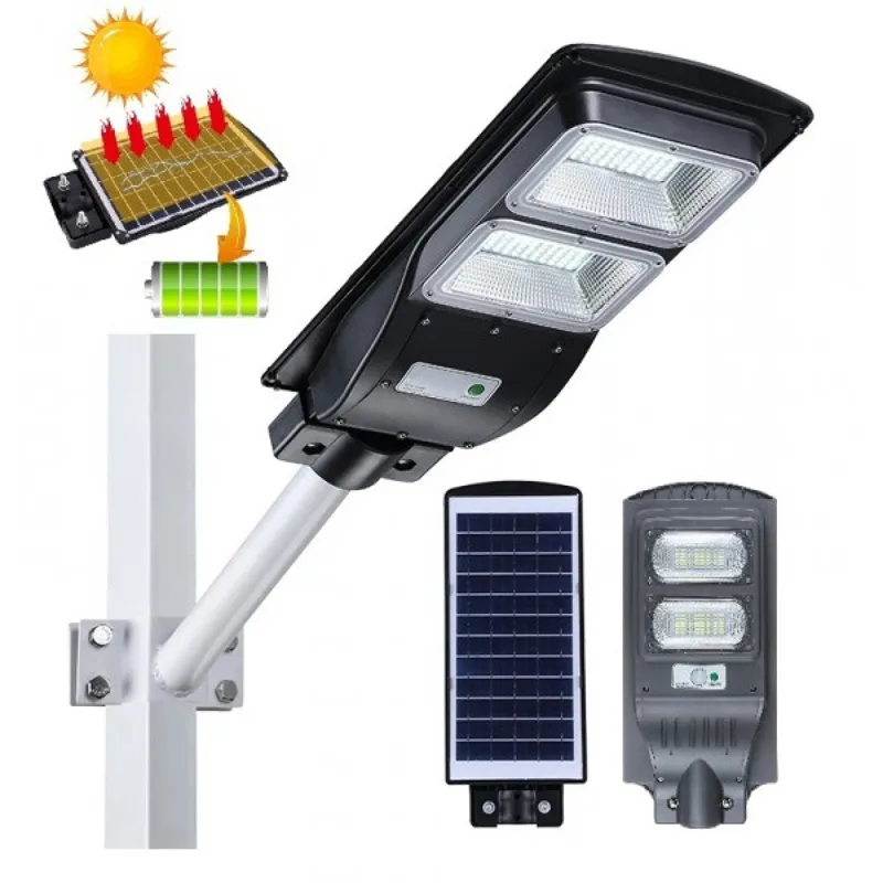 LED лампа с дистанционно и соларно захранване улична