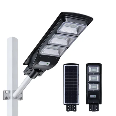 LED лампа с дистанционно и соларно захранване улична