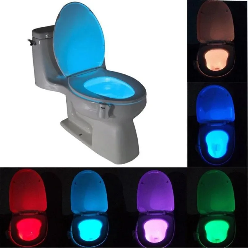 Осветление за тоалетна със сензор за движение Lightning Bowl LED