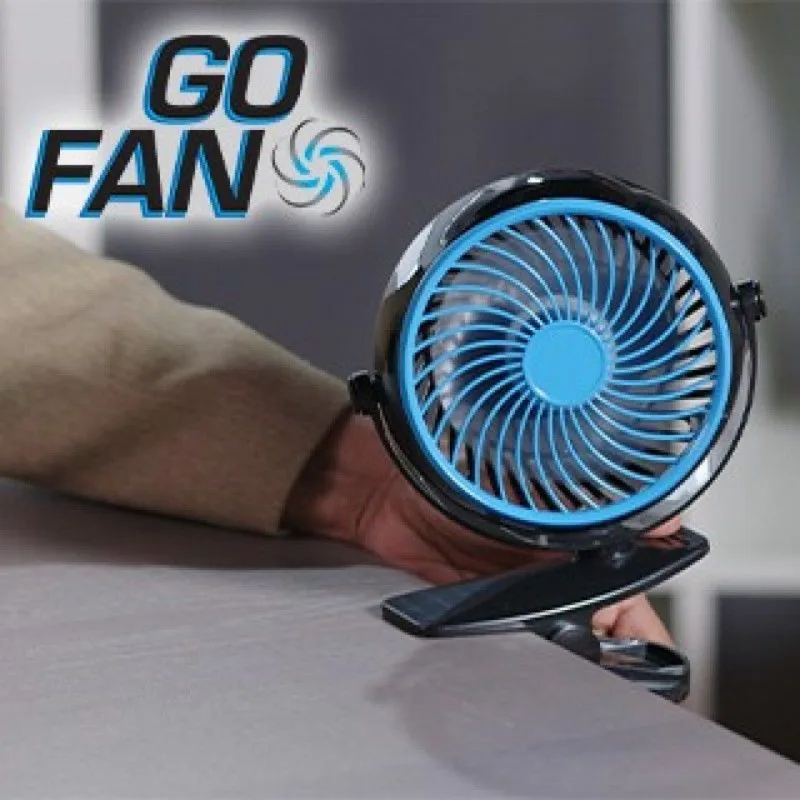Мини вентилатор с щипка GO FAN/ USB безжичен