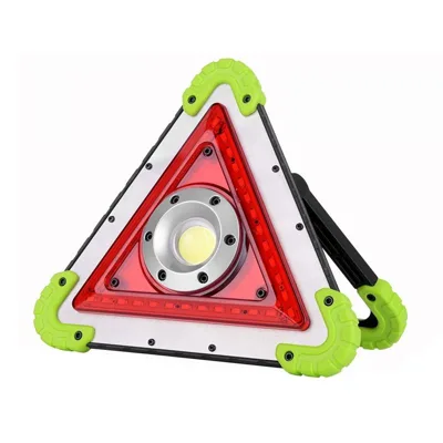 Светещ акумулаторен триъгълник LED