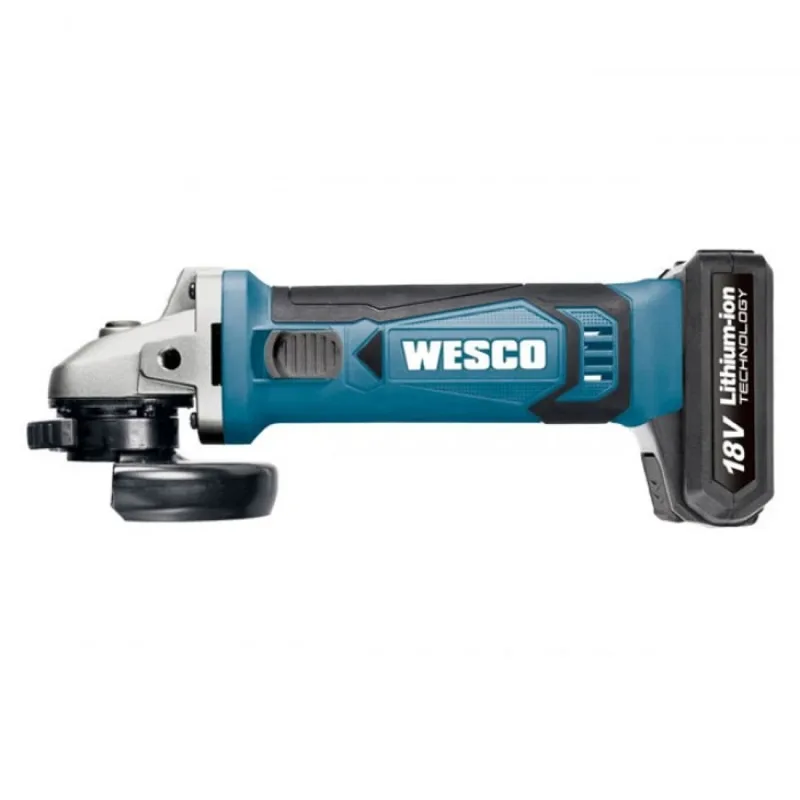 Акумулаторен ъглошлайф Wesco WS2941 18V, 115 мм
