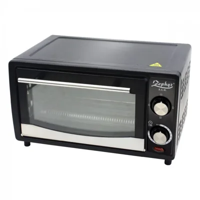 ZEPHYR ZP 1441 R, 1200W, 12 л, Таймер, Тавичка, Черна тостер-фурна