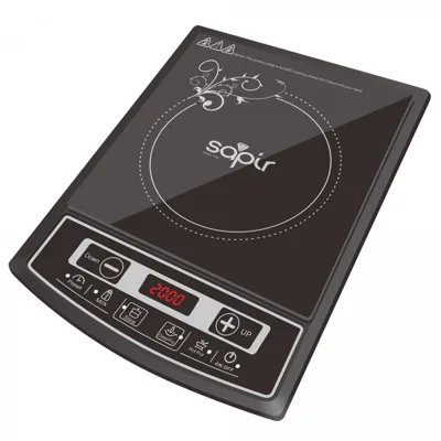 Индукционен котлон SAPIR SP 1445 LG, 2000W, LED екран, 4 функции