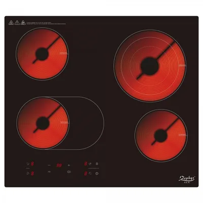Стъклокерамичен котлон за вграждане Zephyr ZP 1445 IR4, 6700W