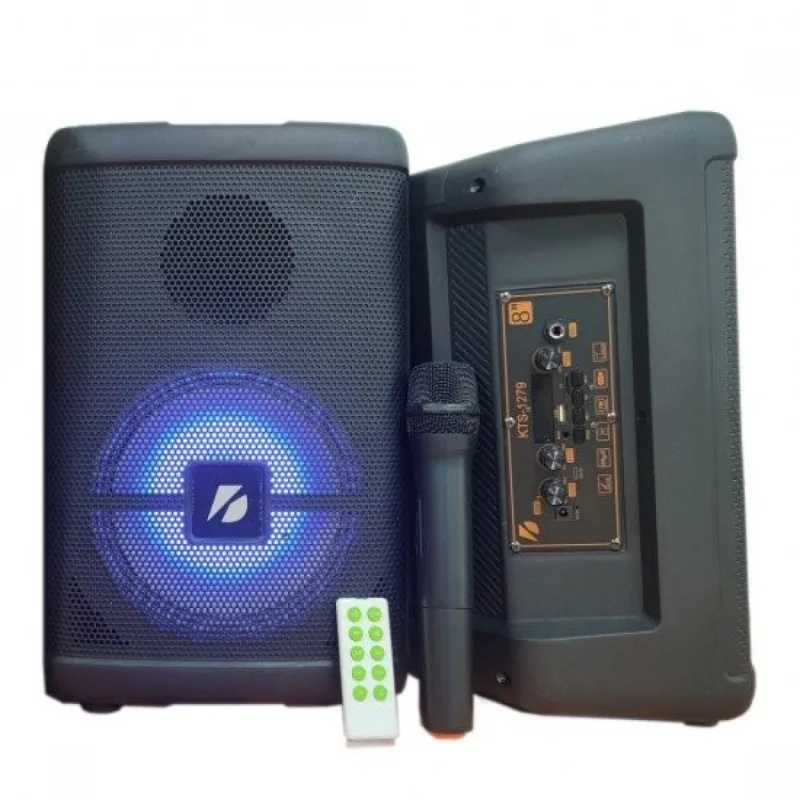KTS-1279 500w 8 инча с безжичен микрофон тонколона