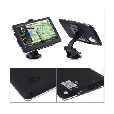 Навигация за кола с GPS, 7 инча HD екран и гласови указания на