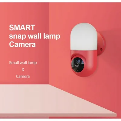 Широкоъгълена Smart WiFi камера за видеонаблюдение/лампа супер