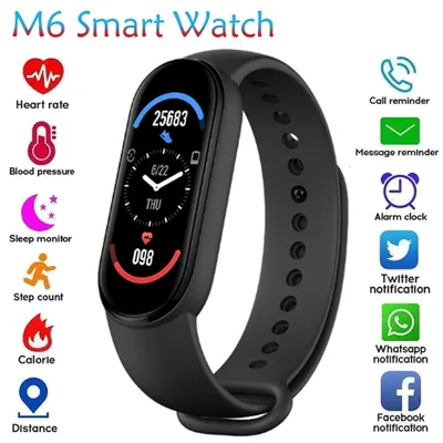 Смарт гривна Smart technology M6, Пулс, Кръвно налягане
