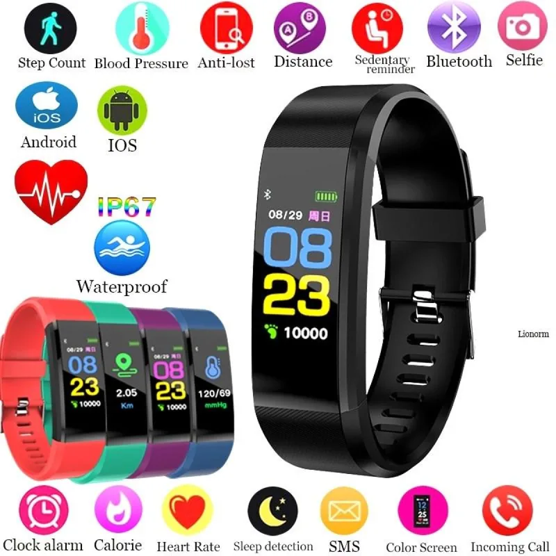 Гривна Smart Bracelet 115 plus смарт
