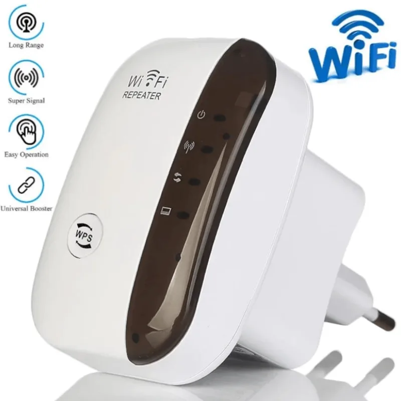 Усилвател за безжичен интернет, до 300Mbps wifi