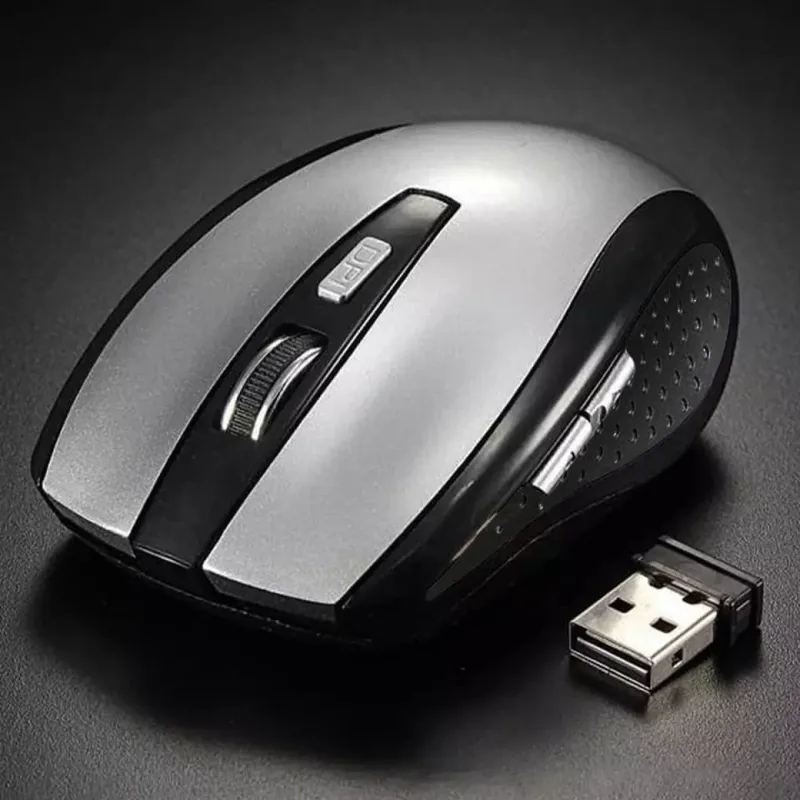 Компактна Безжична USB оптична 6D мишка с регулируем DPI