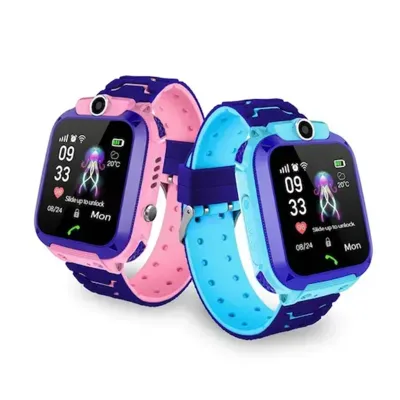 Смартчасовник с игри, камера, фенерче, GPS, SIM-карта детски