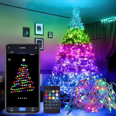 LED светлини за елха bluetooth