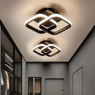 Плафониера с 2 пръстена LED