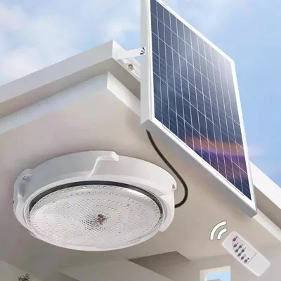Таванна лампа, 1800mAh соларна