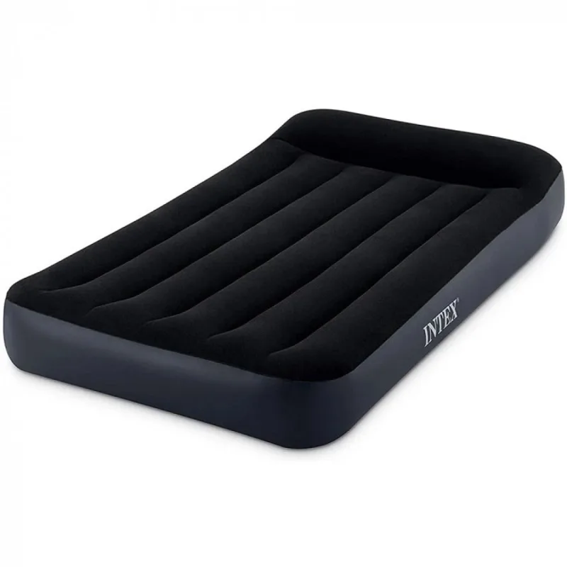 Надуваем дюшек с вградена възглавница Intex Pillow Rest Classic