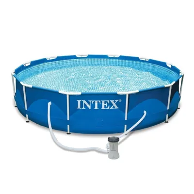 Басейн Intex с метална рамка и филтърна помпа, диаметър 305 см