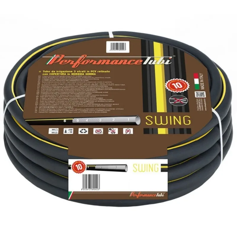 Трислоен маркуч Swing 1/2'' 25м 10-30 bar градински