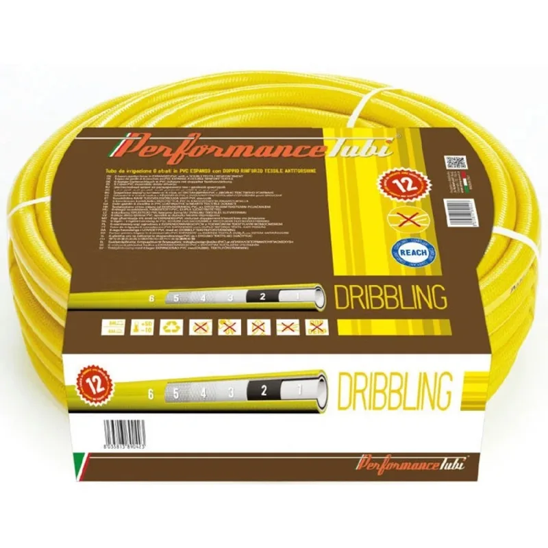 Шестслоен маркуч Dribbling 1/2'' 15м 12-36 bar градински