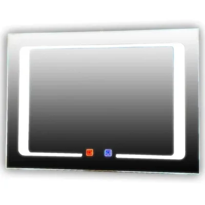 Огледало с функция против изпотяване, 70x50 см. LED