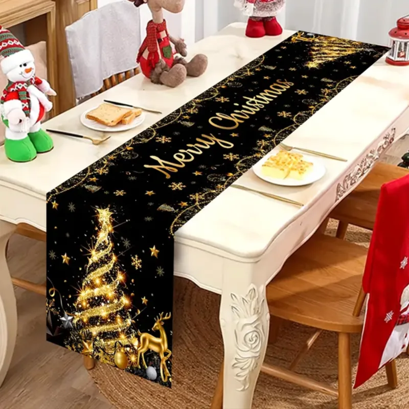 Коледен тишлайфер за маса, стилен десен