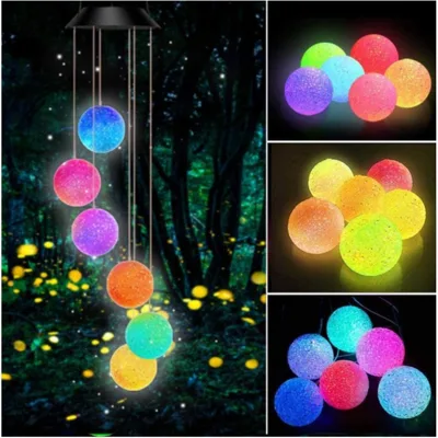 Висяща LED лампа соларна