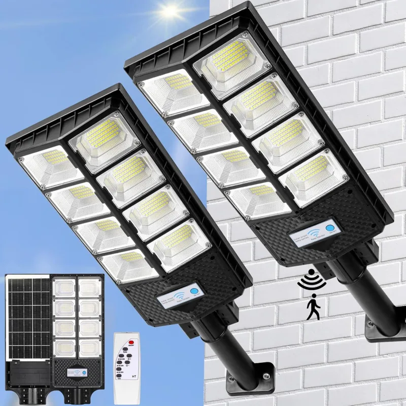 COB LED улична лампа с дистанционно управление – 300 и 400 W соларна