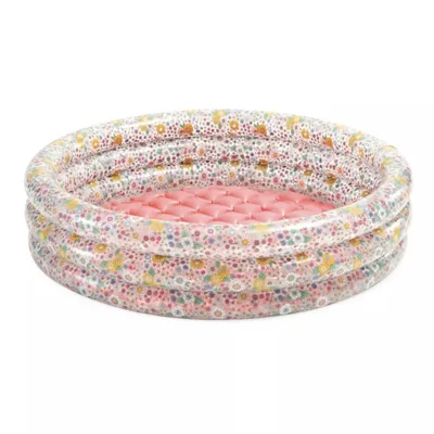 Надуваем басейн Intex Sweet Blossom 58427NP бебешки