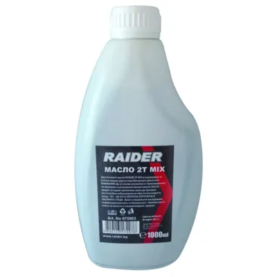 Двутактово масло Raider 2T Mix, 1 л