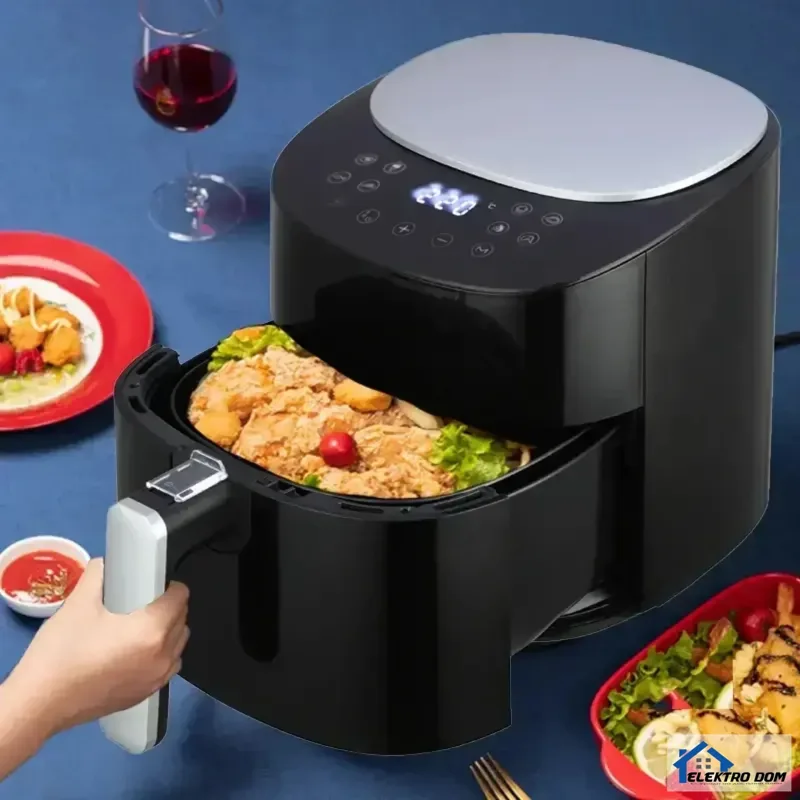 Фритюрник с горещ въздух Oliver Voltz OV51980O, 40-220 C, 1300W, 4.2