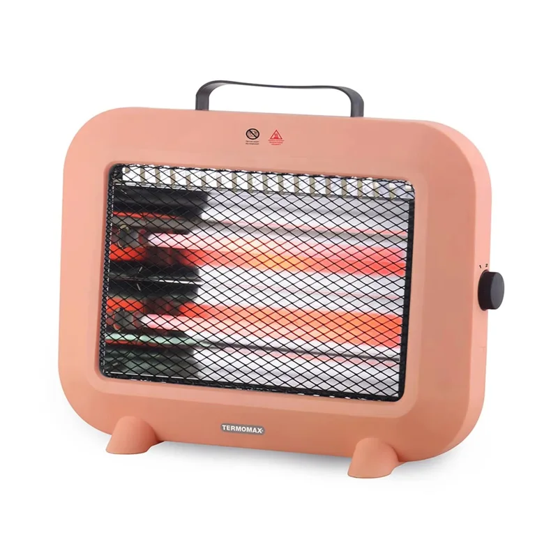 Кварцова печка Termomax TR8Q, 800 W, червена