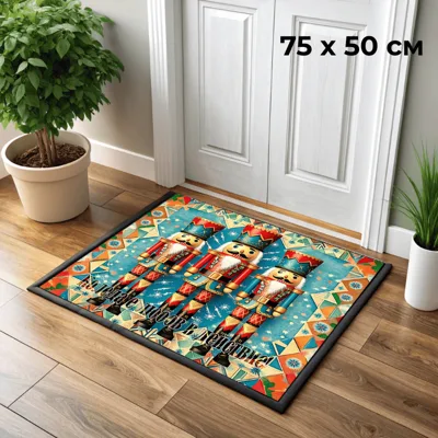 75x50 Коледна изтривалка, фигури см