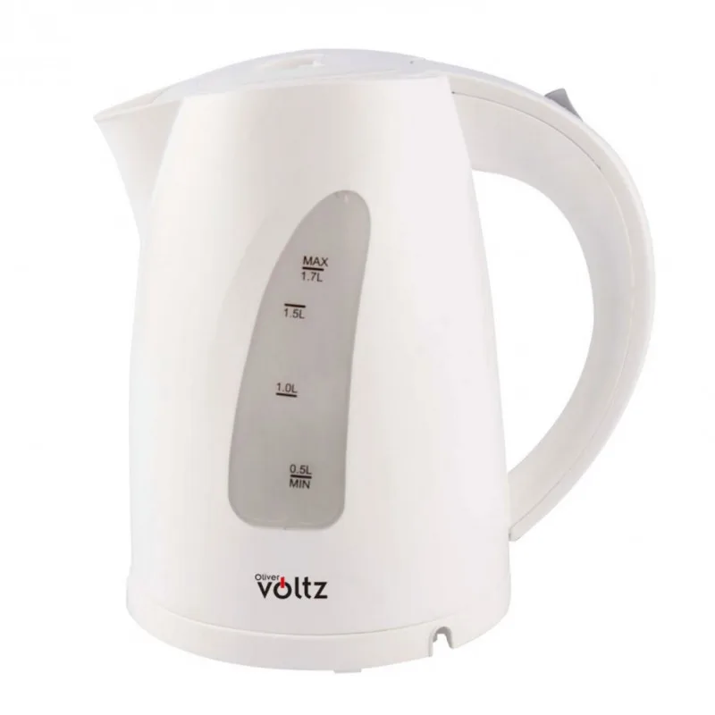 Електрическа кана Oliver Voltz OV51230B със скала, 1,7 л, бяла