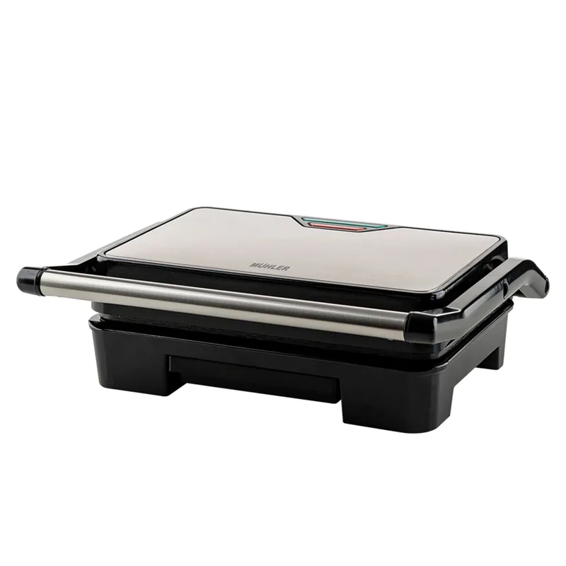 Сандвич преса с грил плочи Muhler MHT-889S, 850W