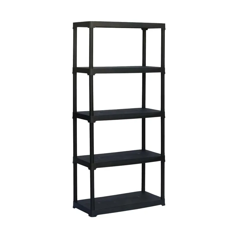 PVC стелаж, 5 рафта по 30 кг, 80х40х176 см
