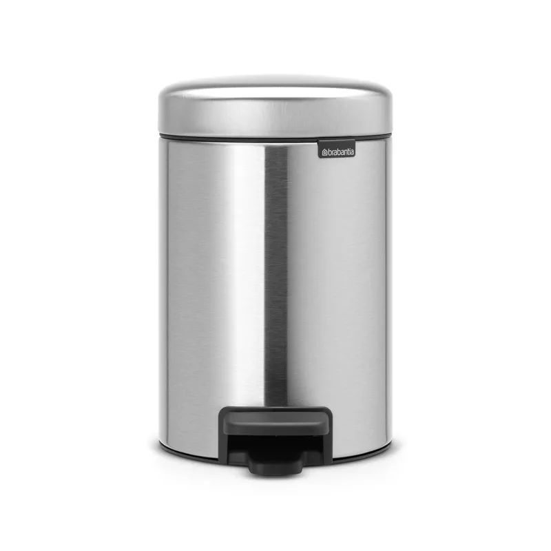 Кош за смет с педал Brabantia NewIcon, 3 л, стомана без отпечатъци