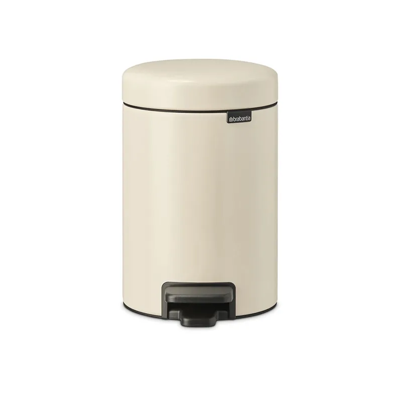 Кош за смет с педал Brabantia NewIcon, 3 л, светлобежов